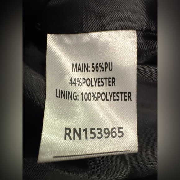 Area, stars, faux leather jacket - Picture 6 of 6